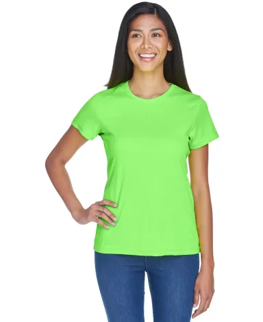 8420L UltraClub Ladies' Cool & Dry Sport Performan LIME front view