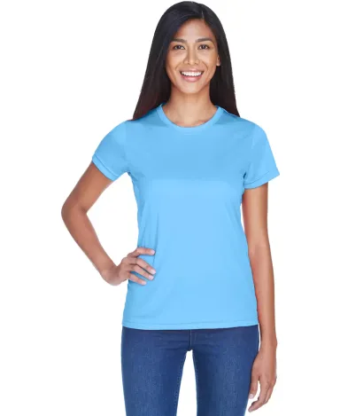 8420L UltraClub Ladies' Cool & Dry Sport Performan COLUMBIA BLUE front view