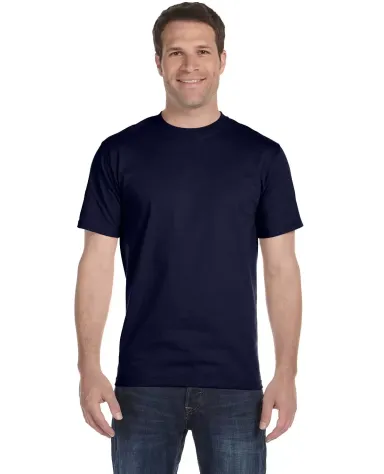 5280 Hanes Heavyweight T-shirt in Navy front view