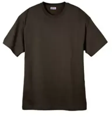 5280 Hanes Heavyweight T-shirt in Dark chocolate front view
