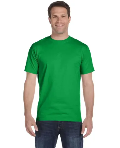 5280 Hanes Heavyweight T-shirt in Shamrock green front view