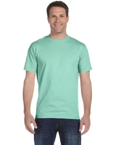 5280 Hanes Heavyweight T-shirt in Clean mint front view