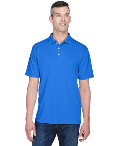 8445 UltraClub® Men's Cool & Dry Stain-Release Pe ROYAL front view