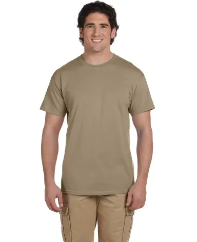 3930R Fruit of the Loom - Heavy Cotton T-Shirt KHAKI front view