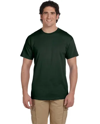 3930R Fruit of the Loom - Heavy Cotton T-Shirt FOREST GREEN front view