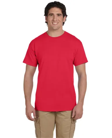 3930R Fruit of the Loom - Heavy Cotton T-Shirt FIERY RED front view