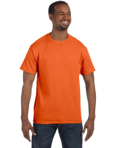 29 Jerzees Adult Heavyweight 50/50 Blend T-Shirt in Tennesee orange front view