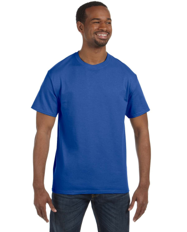 29 Jerzees Adult Heavyweight 50/50 Blend T-Shirt in Royal front view