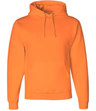 4997 Jerzees Adult Super Sweats® Hooded Pullover  SAFETY ORANGE front view