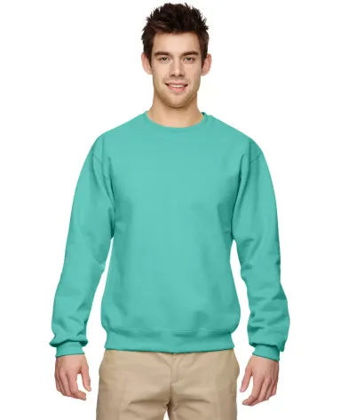 562 Jerzees Adult NuBlend® Crewneck Sweatshirt COOL MINT front view
