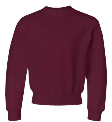 562B Jerzees Youth NuBlend® Crewneck 50/50 Sweats MAROON front view