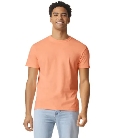 1717 Comfort Colors - Garment Dyed Heavyweight T-S in Neon cantaloupe front view