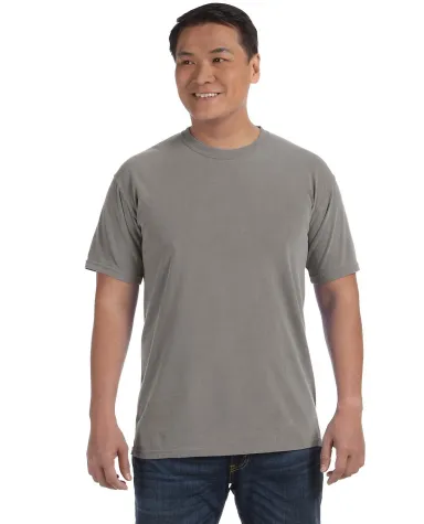 1717 Comfort Colors - Garment Dyed Heavyweight T-S in Grey front view