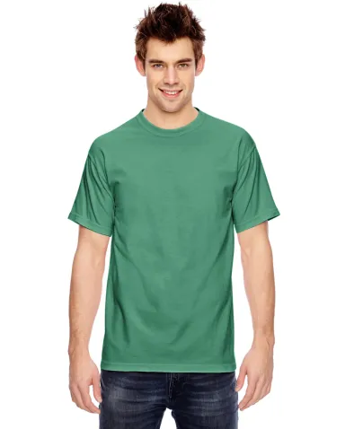 1717 Comfort Colors - Garment Dyed Heavyweight T-S in Island green front view