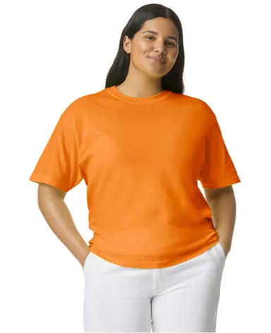 1717 Comfort Colors - Garment Dyed Heavyweight T-S in Bright orange front view