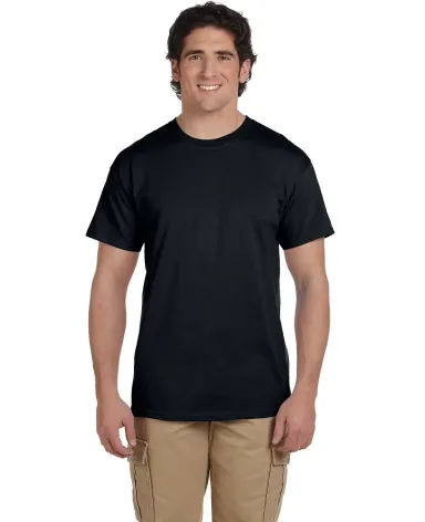 5170 Hanes® Comfortblend 50/50 EcoSmart® T-shirt in Black front view