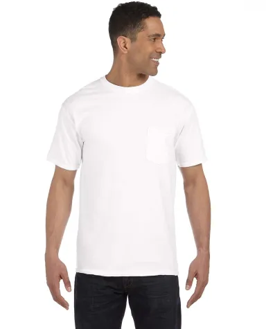 6030 Comfort Colors - Pigment-Dyed Short Sleeve Sh in White front view