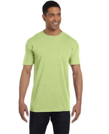 6030 Comfort Colors - Pigment-Dyed Short Sleeve Sh in Celadon front view
