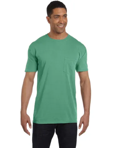 6030 Comfort Colors - Pigment-Dyed Short Sleeve Sh in Island green front view