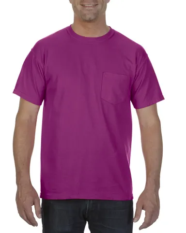 6030 Comfort Colors - Pigment-Dyed Short Sleeve Sh in Boysenberry front view