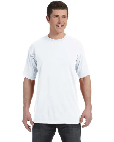 4017 Comfort Colors - Combed Ringspun Cotton T-Shi in White front view