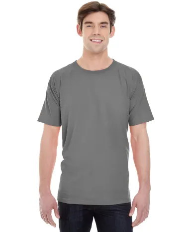 4017 Comfort Colors - Combed Ringspun Cotton T-Shi in Grey front view