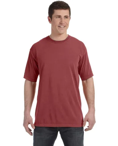 4017 Comfort Colors - Combed Ringspun Cotton T-Shi in Brick front view