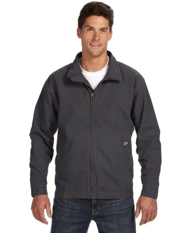 5028 DRI DUCK - Maverick Boulder Cloth Jacket with CHARCOAL front view