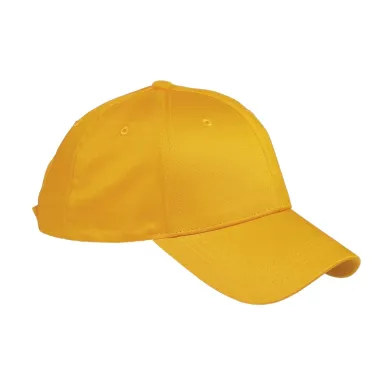 BX020 Big Accessories 6-Panel Structured Twill Cap in Athletic gold front view