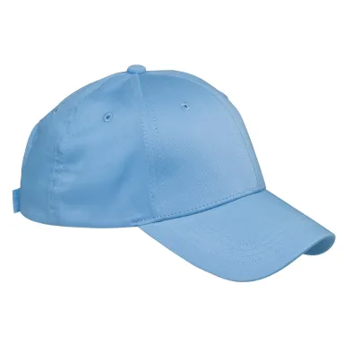 BX020 Big Accessories 6-Panel Structured Twill Cap in Carolina blue front view
