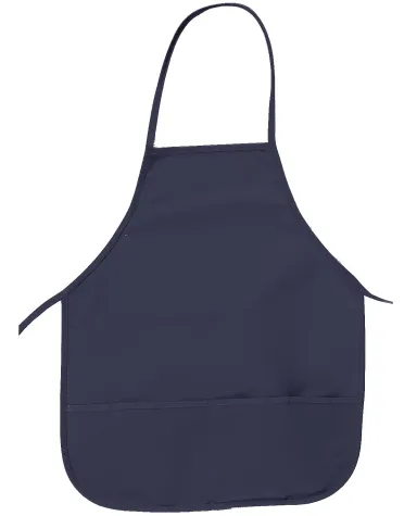 APR51 Big Accessories Two-Pocket 24" Apron in Navy front view