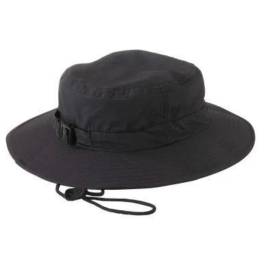 BX016 Big Accessories Guide Hat in Black front view