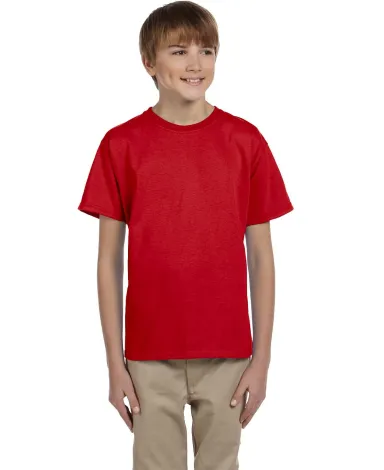 2000B Gildan™ Ultra Cotton® Youth T-shirt in Red front view