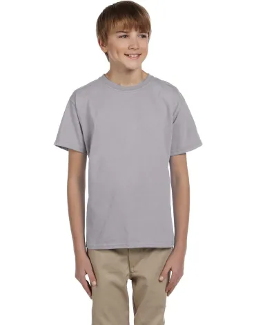2000B Gildan™ Ultra Cotton® Youth T-shirt in Sport grey front view