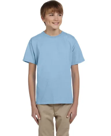 2000B Gildan™ Ultra Cotton® Youth T-shirt in Light blue front view