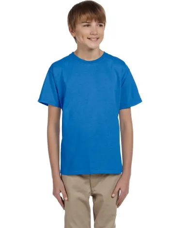 2000B Gildan™ Ultra Cotton® Youth T-shirt in Iris front view