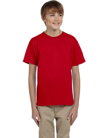 2000B Gildan™ Ultra Cotton® Youth T-shirt in Cherry red front view