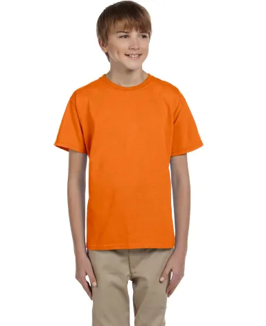 2000B Gildan™ Ultra Cotton® Youth T-shirt in S orange front view