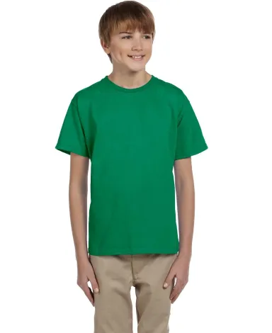 2000B Gildan™ Ultra Cotton® Youth T-shirt in Kelly green front view