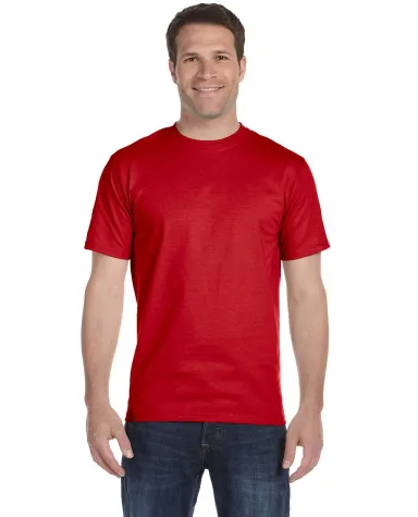 G800 Gildan Ultra Blend 50/50 T-shirt in Red front view
