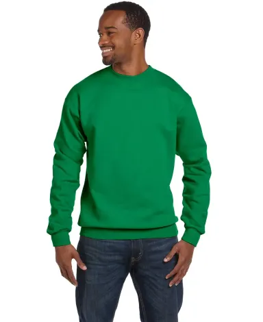 P160 Hanes® PrintPro®XP™ Comfortblend® Sweats in Kelly green front view