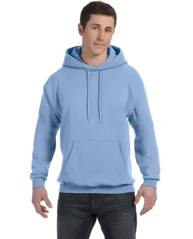 P170 Hanes® PrintPro®XP™ Comfortblend® Hooded in Light blue front view