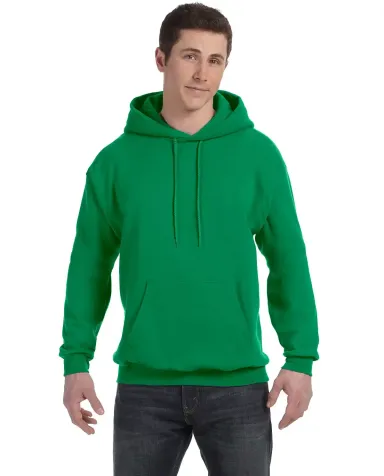 P170 Hanes® PrintPro®XP™ Comfortblend® Hooded in Kelly green front view