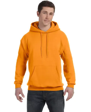P170 Hanes® PrintPro®XP™ Comfortblend® Hooded in Safety orange front view