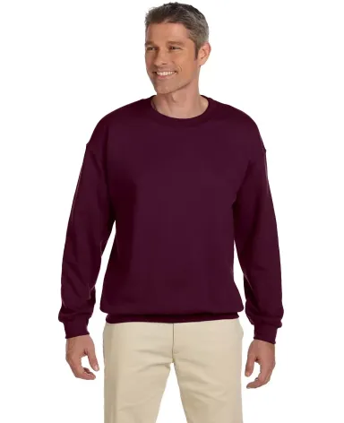 F260 Hanes® PrintPro®XP™ Ultimate Cotton® Swe in Maroon front view