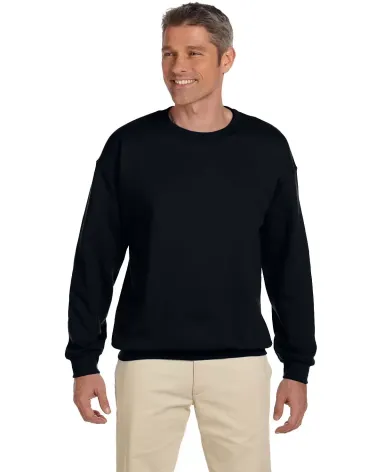F260 Hanes® PrintPro®XP™ Ultimate Cotton® Swe in Black front view