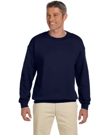 F260 Hanes® PrintPro®XP™ Ultimate Cotton® Swe in Navy front view