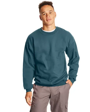 F260 Hanes® PrintPro®XP™ Ultimate Cotton® Swe in Cactus front view