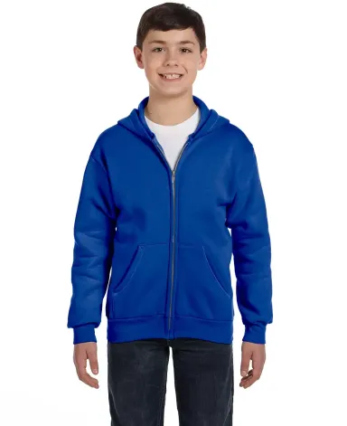 P480 Hanes® PrintPro®XP™ Comfortblend® Youth  in Deep royal front view