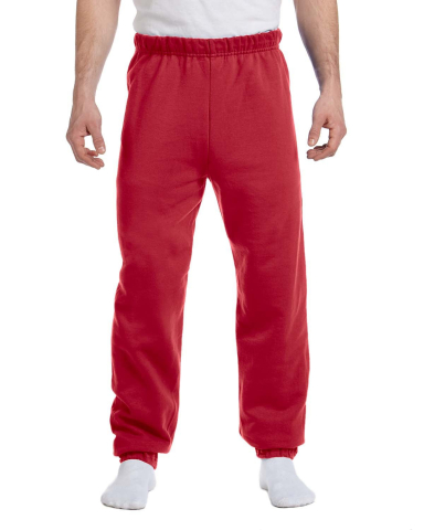 JERZEES 973 NuBlend Sweatpant 973M in True red front view